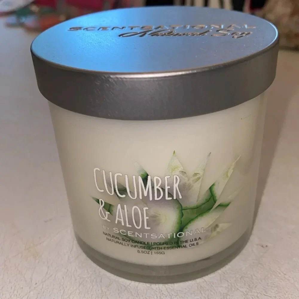 NWT Scentsational Natural Soy Candles - Set of 2